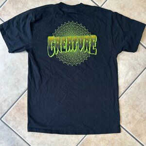 Creature Vortex Black T shirt Size M